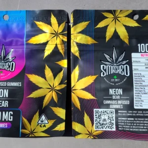 Smashed plus Neon Gummy Bears 1000Mg