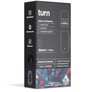 TURN DISPOSABLE | Berry Dreamy (indica) – 1G Pod